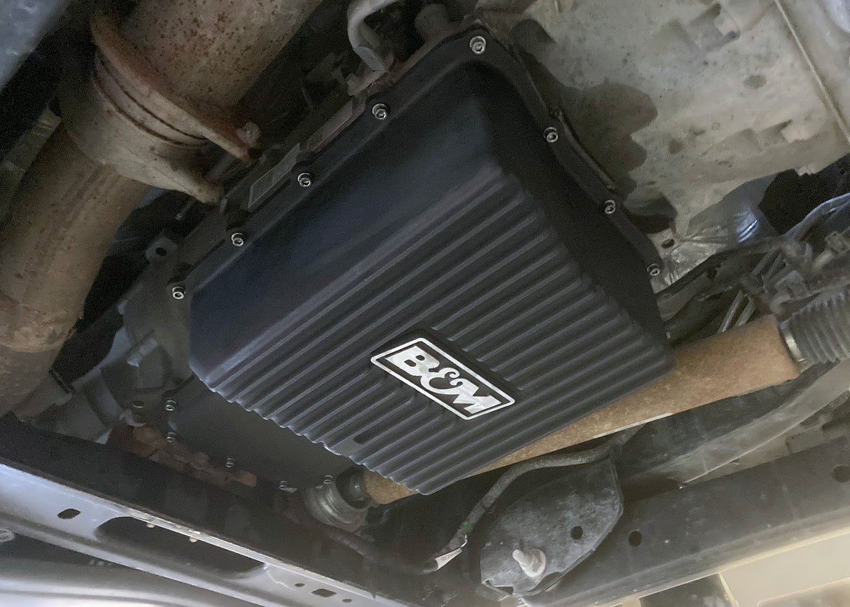 B&M HI-TEK DEEP TRANSMISSION PAN - Black - 71397