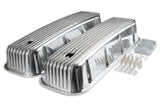 Mr Gasket Cast Aluminum Tall Valve Covers - Polished - 6859G