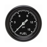 Classic Instruments Autocross Gray 2-5/8" Fuel Pressure Gauge (15 PSI) - AX345GBPF