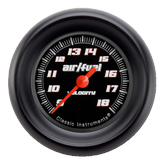 Classic Instruments Velocity Black 2 1/8" Air Fuel Ratio Gauge - VS194BBLF