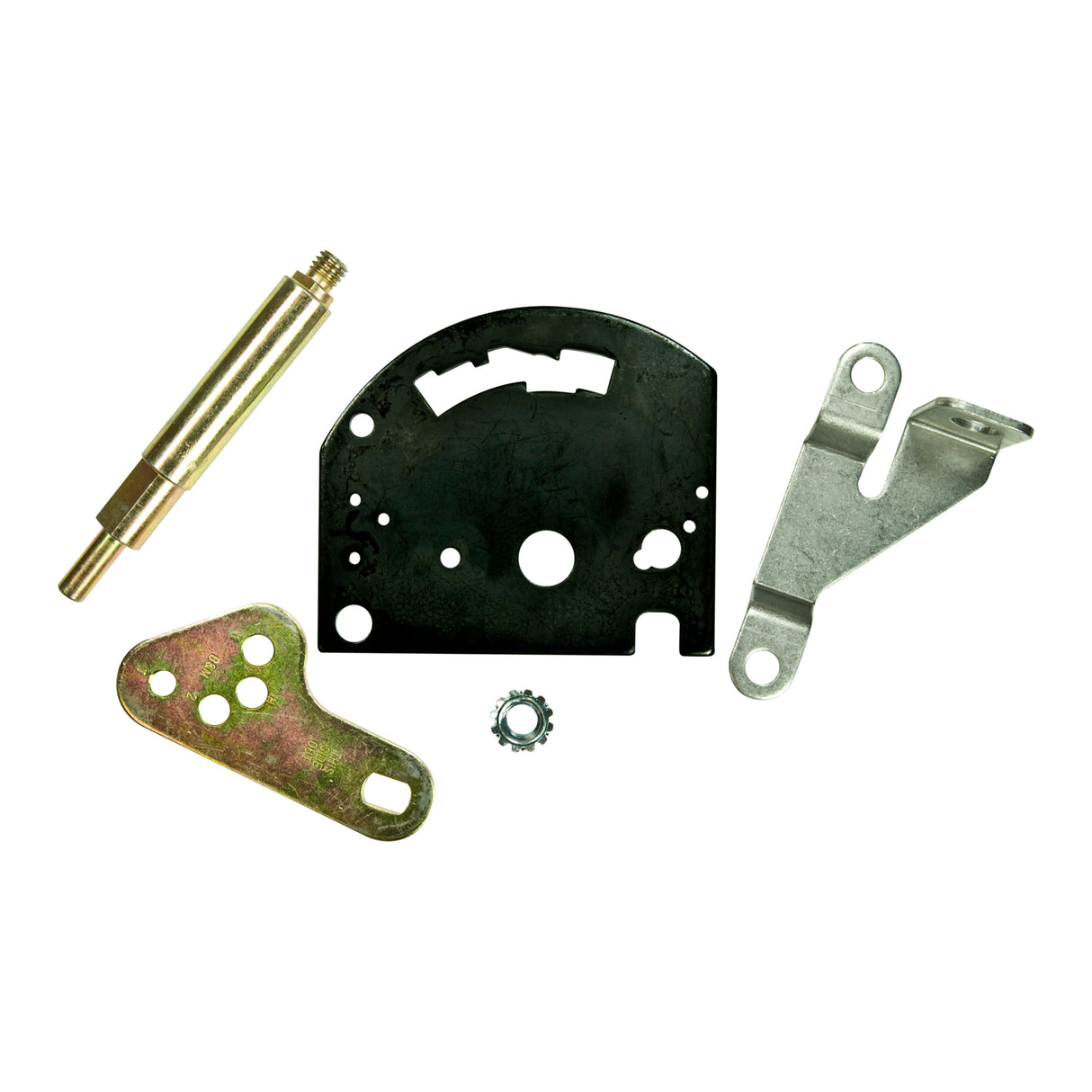 B&M Gate Plate, Shift Lever & Cable Bracket for Powerglide Transmissions - 80713