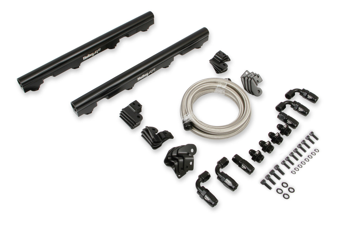 Holley 534-245 Billet Fuel Rail Kit for LS Truck Intake