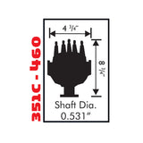 MSD Ford 351C-460 Street Pro-Billet Distributor - 8477