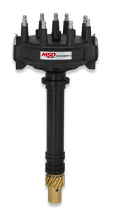 MSD Black Chevy Low-Profile Crank Trigger Distributor - 846973