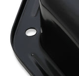 Mr Gasket Transmission Oil Pan - Black Steel - 9765BMRG