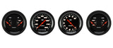 Classic Instruments Velocity Black Series Four Gauge Set - VS05BBLF