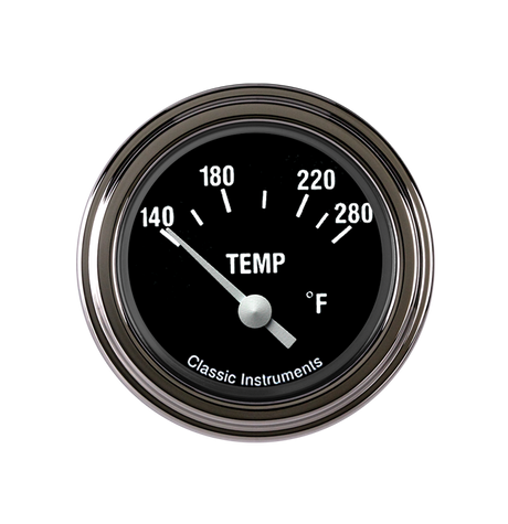 Classic Instruments Hot Rod 2 1/8" Water Temp - HR26SLF