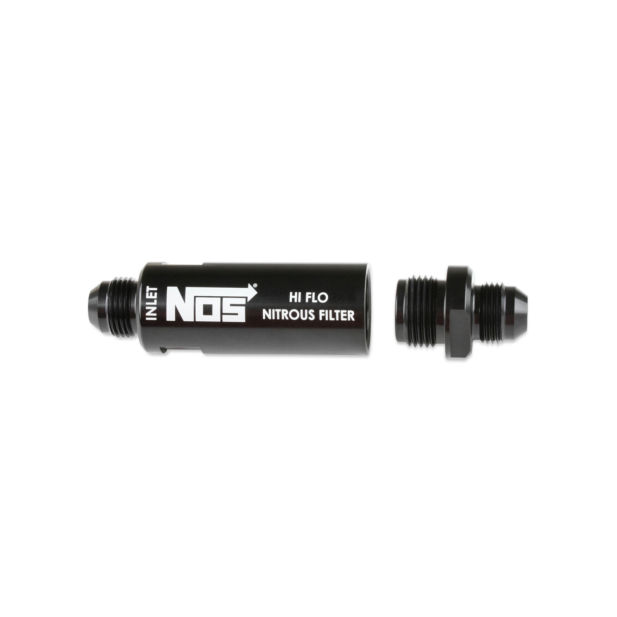 NOS In-Line Hi-Flow Nitrous Filter, 8AN - Black - 15559NOS