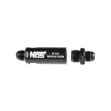NOS In-Line Hi-Flow Nitrous Filter, 8AN - Black - 15559NOS
