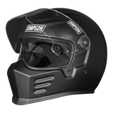 Simpson Motorcycle Outlaw Bandit 3.0 Helmet - Flat Black 2X - OB332X