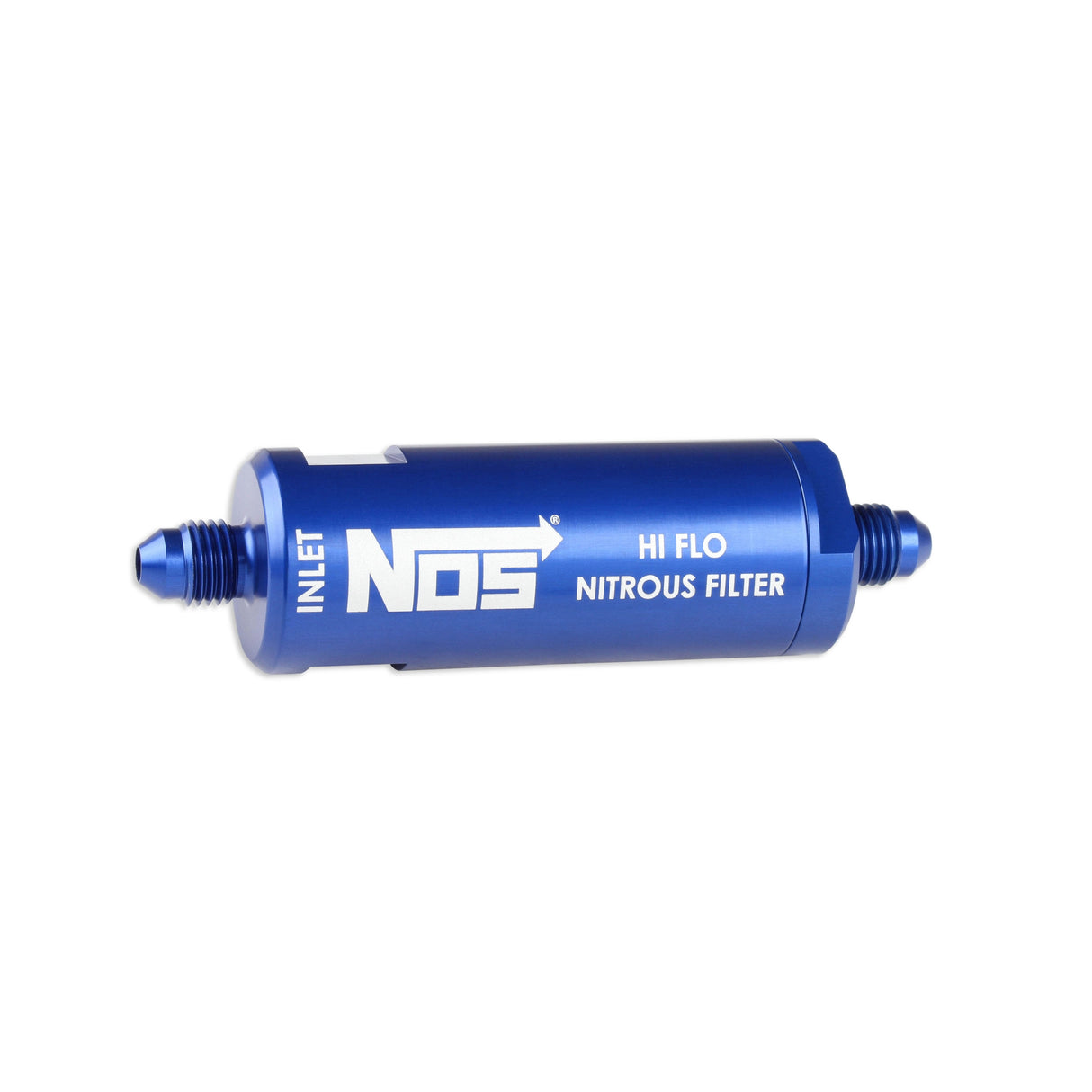 NOS In-Line Hi-Flow Nitrous Filter, 4AN - Blue - 15551NOS