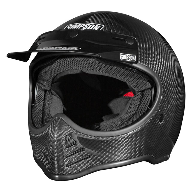 Simpson Motorcycle M52 Bandit Helmet - Carbon Fiber - Medium - M52CMD