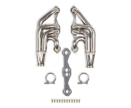 Flowtech Small Block Chevy Turbo Headers - Polished Finish - 11573FLT