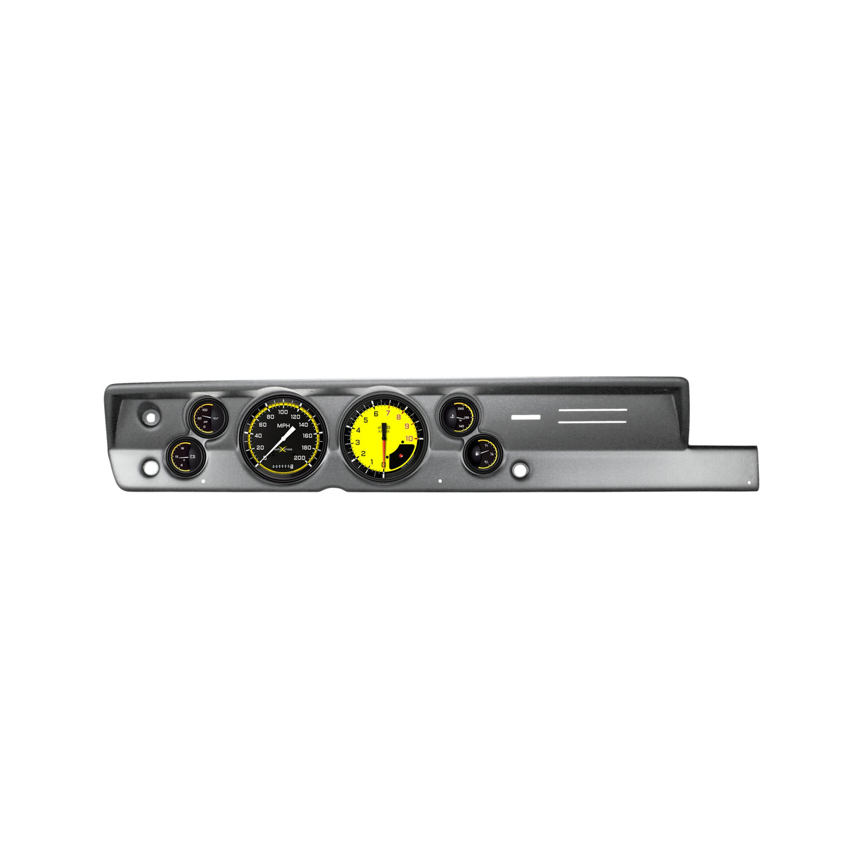 Classic Instruments 67-69 PLY BAR-CUDA AUTO CROSSO YELLOW 6ga-MOPAR - CDPB67AXY51BA