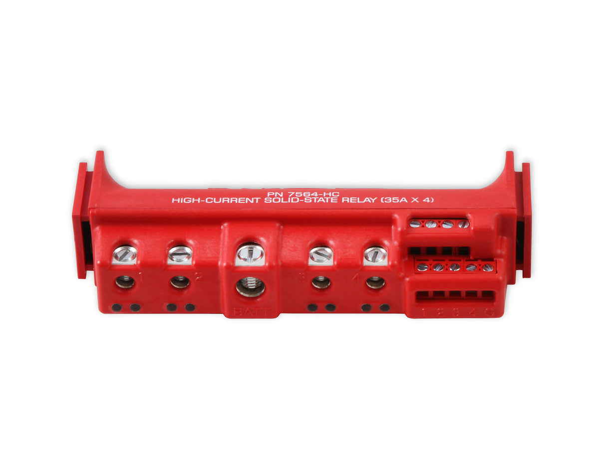 MSD High-Current Solid-State Relay 35Ax4, Red - 7564-HC
