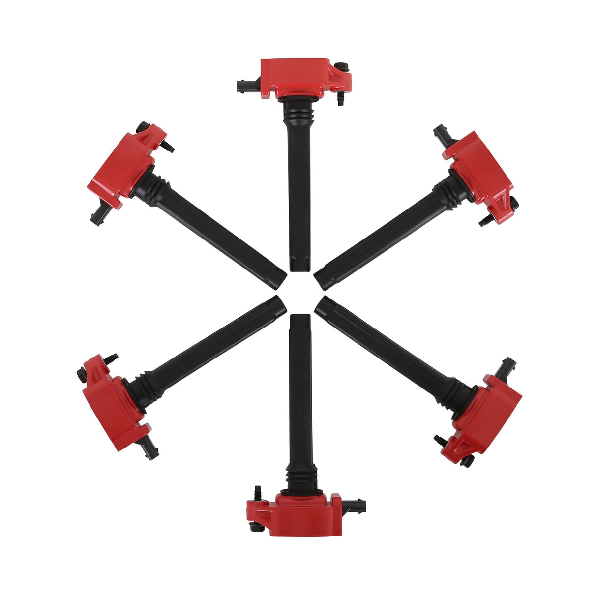MSD Ignition Coil - Blaster - Chrysler V6 - Red - 6-Pack - 82736