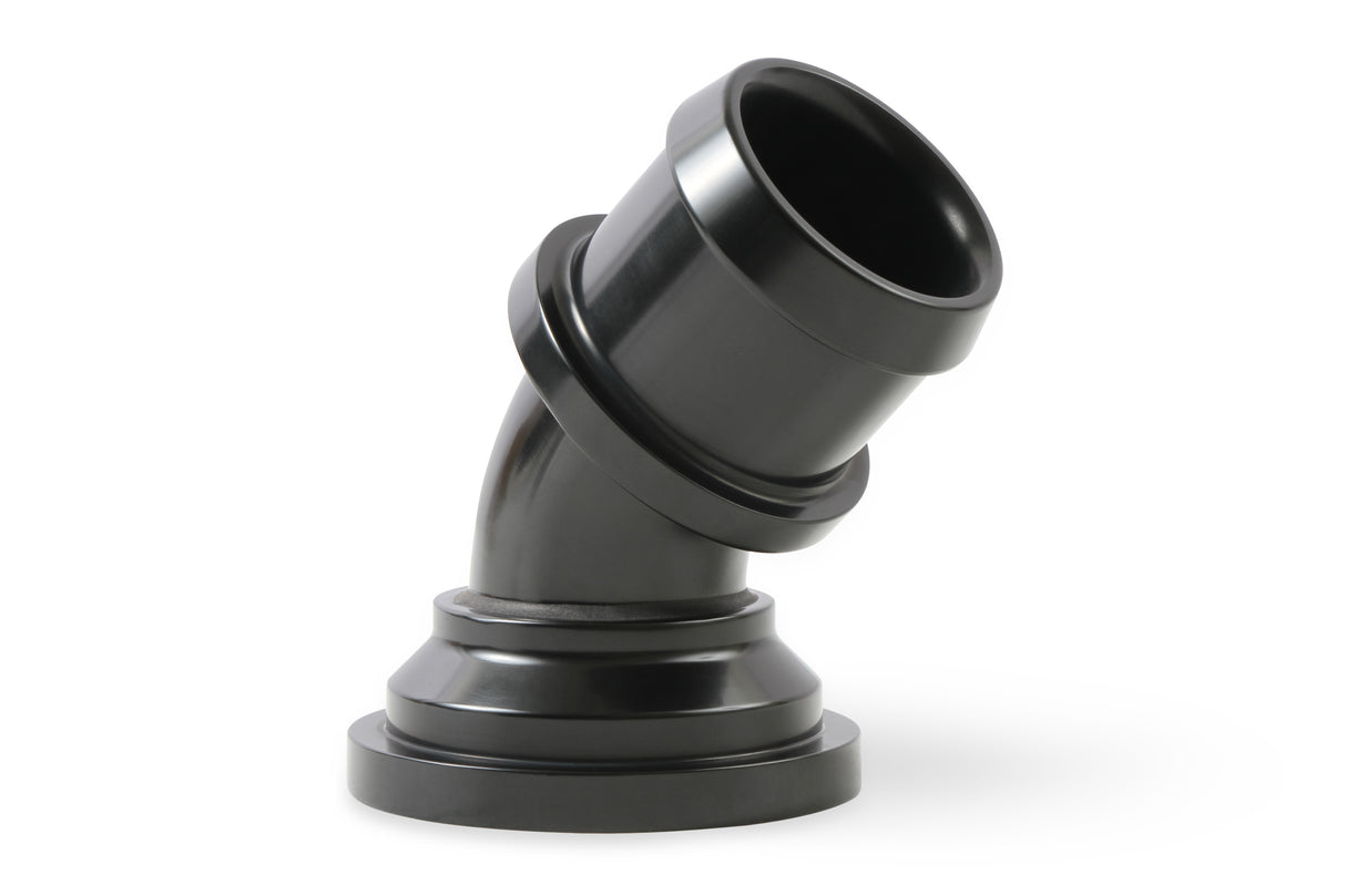 Holley 97-343 Water Neck - Swivel 45 Degree Angle - Black