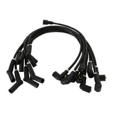 Scott Drake 8mm Ford Logo Ignition Wires Black - C5OZ-12259-BK8