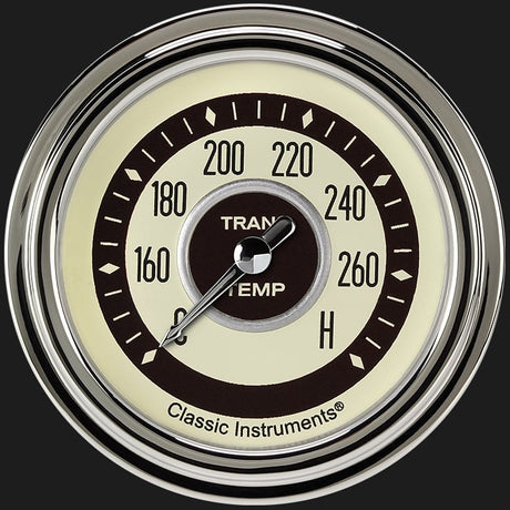 Classic Instruments Nostalgia VT 2 5/8" Transmission Temperature Gauge - NT327SLC