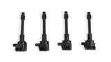 ACCEL Ignition Coils - Honda 2.0L, 2.0L Turbo/ 1.5L 4-cylinder, Black, 4-Pack - 140084K-4
