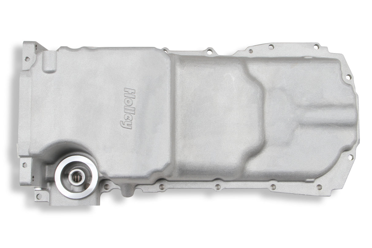 Holley 302-22 GM Gen V LT Swap Oil Pan - Drag Race - As Cast with Turbo Oil Return
