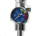 NOS 10 lb. Bottle Super Hi-Flow Valve Assembly with Siphon Tube and Blue Gauge - 16137ANOS