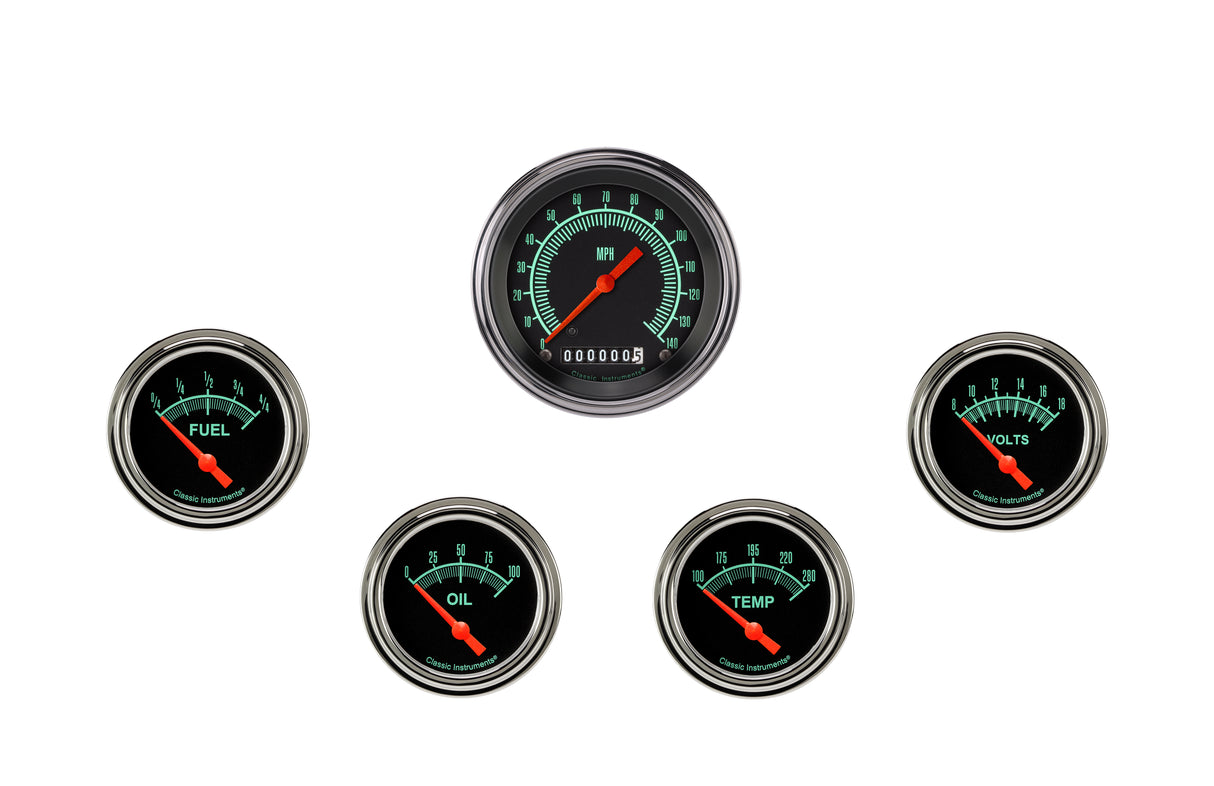 Classic Instruments G/Stock Five Gauge Set - GS200SLF