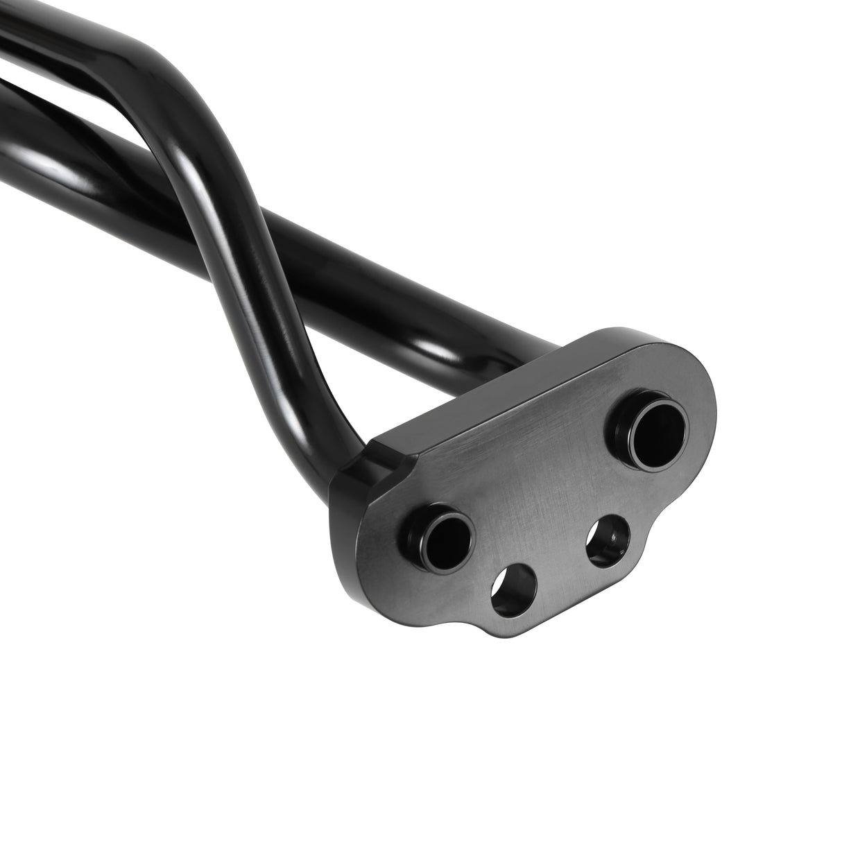 Holley 97-444 Line Adapter Manifold for SD7 A/C Compressor - SBF, Passenger Side Exit