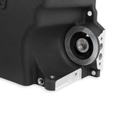 Holley 302-3BK GM LS Swap Oil Pan - Black - Most Front Clearance