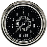 Classic Instruments V8 Speedster 2-5/8" Exhaust Gas Tempature Gauge - V8SR398SLC