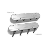 Holley 241-175 2-Piece "Chevrolet" Script Valve Cover - Gen III/IV LS - Natural