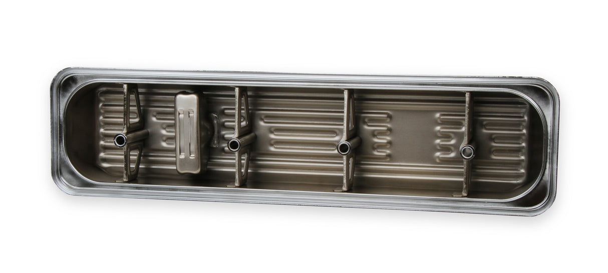 Mr Gasket Chrome Valve Covers - Finned - 9415