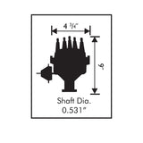 MSD Ford FE Ready-to-Run Distributor - 8595