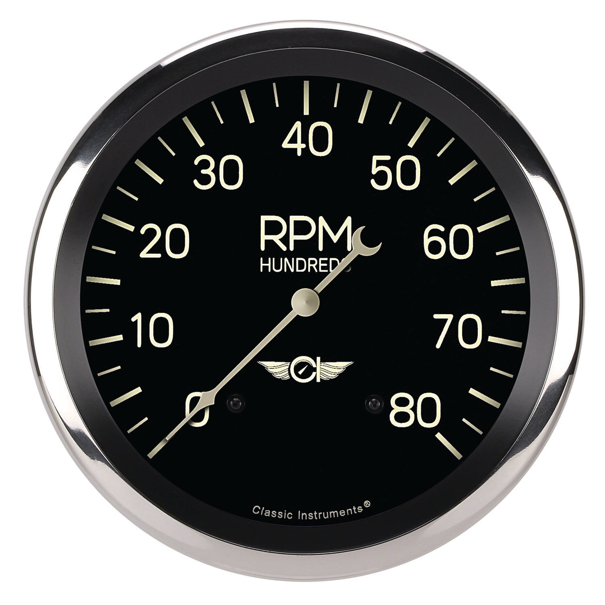 Classic Instruments Classic Series 4-5/8" Tachometer Gauge - CL71SRC