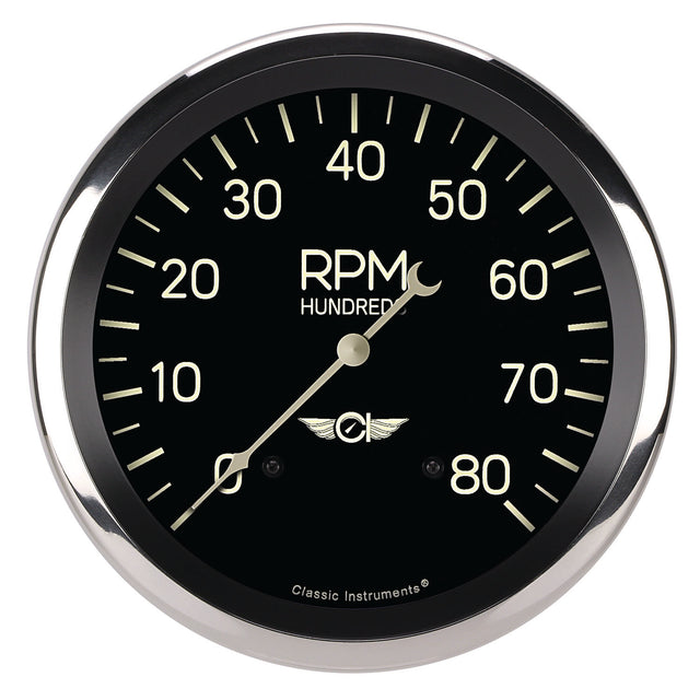 Classic Instruments Classic Series 4-5/8" Tachometer Gauge - CL71SRC