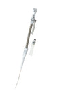 Mr Gasket Engine Oil Dipstick & Tube - Braided Stainless Steel - 9705G