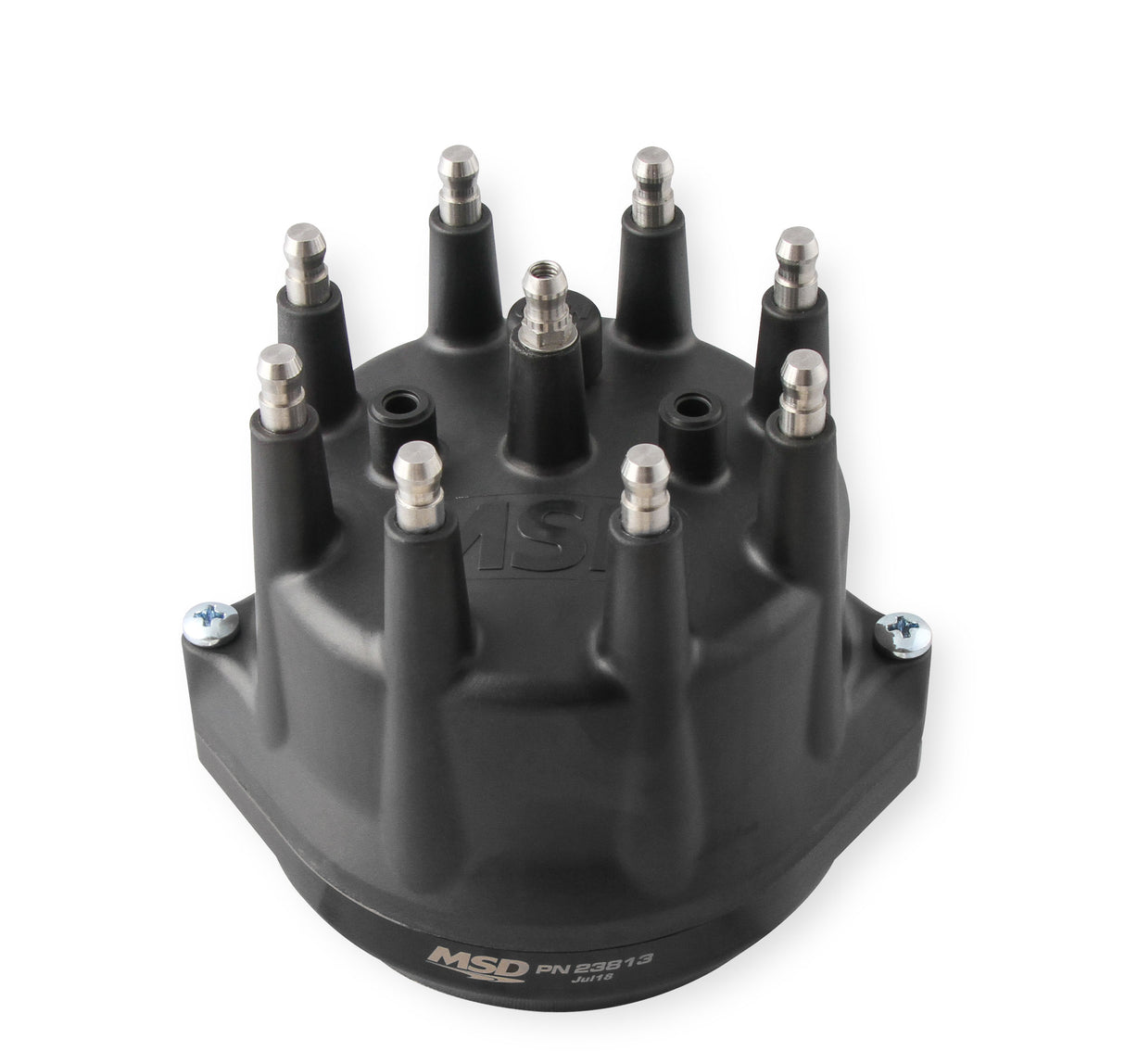 MSD Black, Chrysler 318-360 Dual Sync Distributor - 23813