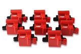 MSD Ignition Coil - GM LS Blaster Series - L-Series Truck Engine - Red - 8-Pack - 82648