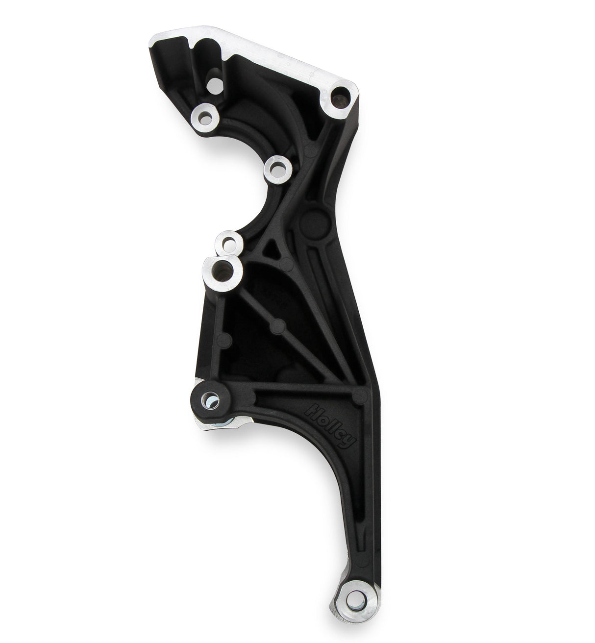 Holley 20-156BK Low-Mount LS Drive System (Alt, P/S w/o A/C) Driver's Side- Black Finish