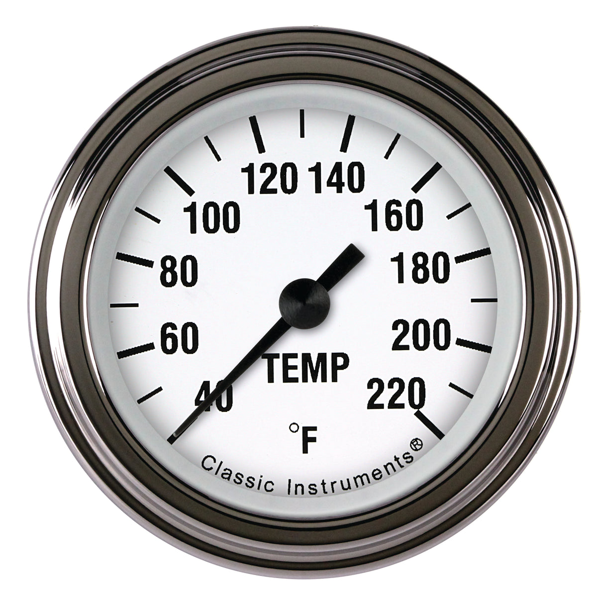 Classic Instruments White Hot 2 1/8" Stock Eliminator Temp. Gauge - WH129SLF
