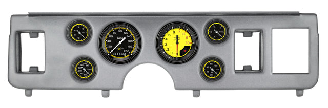 Classic Instruments 79-86 MUSTANG AUTO CROSS YELLOW FS 6ga-FORD - CDMU79AXY101BA