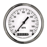 Classic Instruments WHITE HOT 3IN SPEEDO 200 MPH - WH57SLC