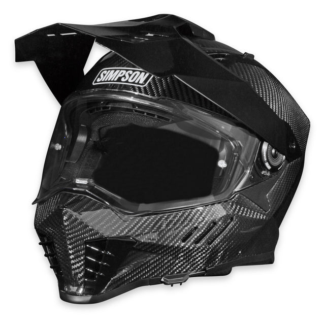 Simpson Motorcycle Xcursion Bandit Helmet - Carbon MD - XBCMD
