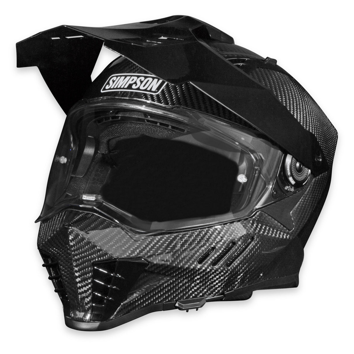 Simpson Motorcycle Xcursion Bandit Helmet - Carbon XS - XBCXS