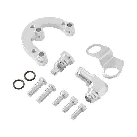 Holley 97-436 Power Steering Pump Relocation Kit - SBF Mid-Mount- Accessory Drive