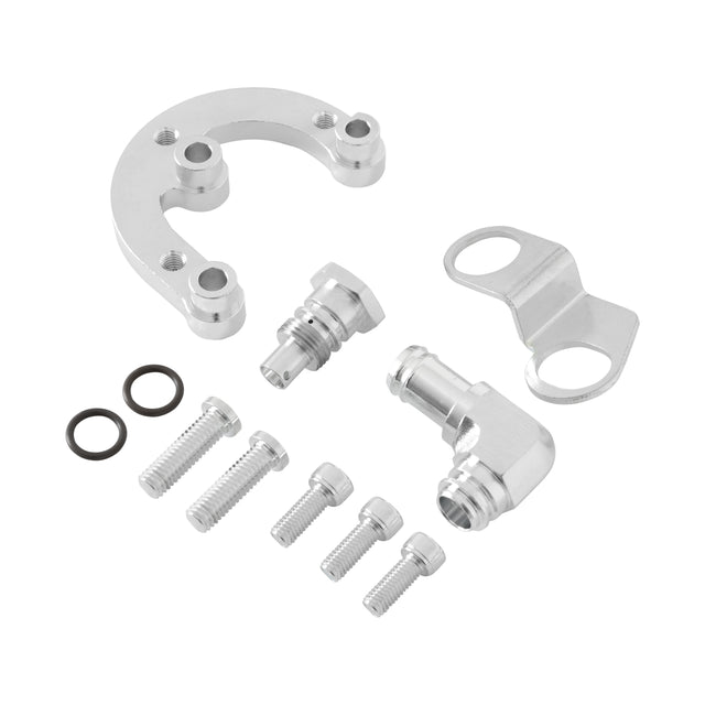 Holley 97-436 Power Steering Pump Relocation Kit - SBF Mid-Mount- Accessory Drive