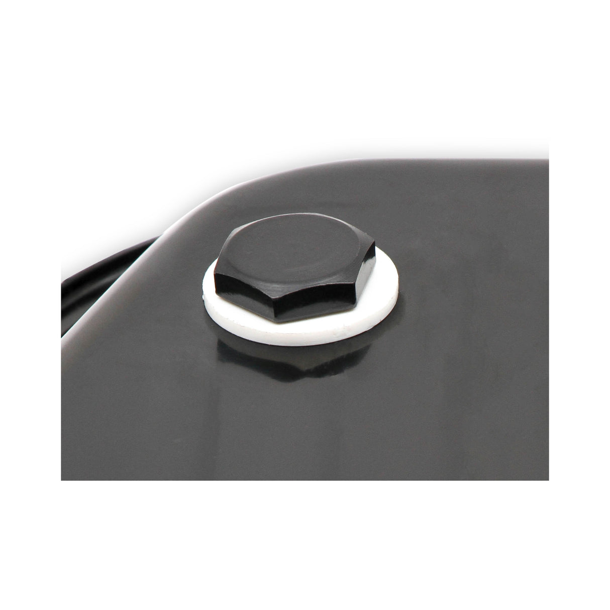 Mr Gasket Transmission Oil Pan - Black Steel - 9745BMRG