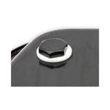 Mr Gasket Transmission Oil Pan - Black Steel - 9745BMRG