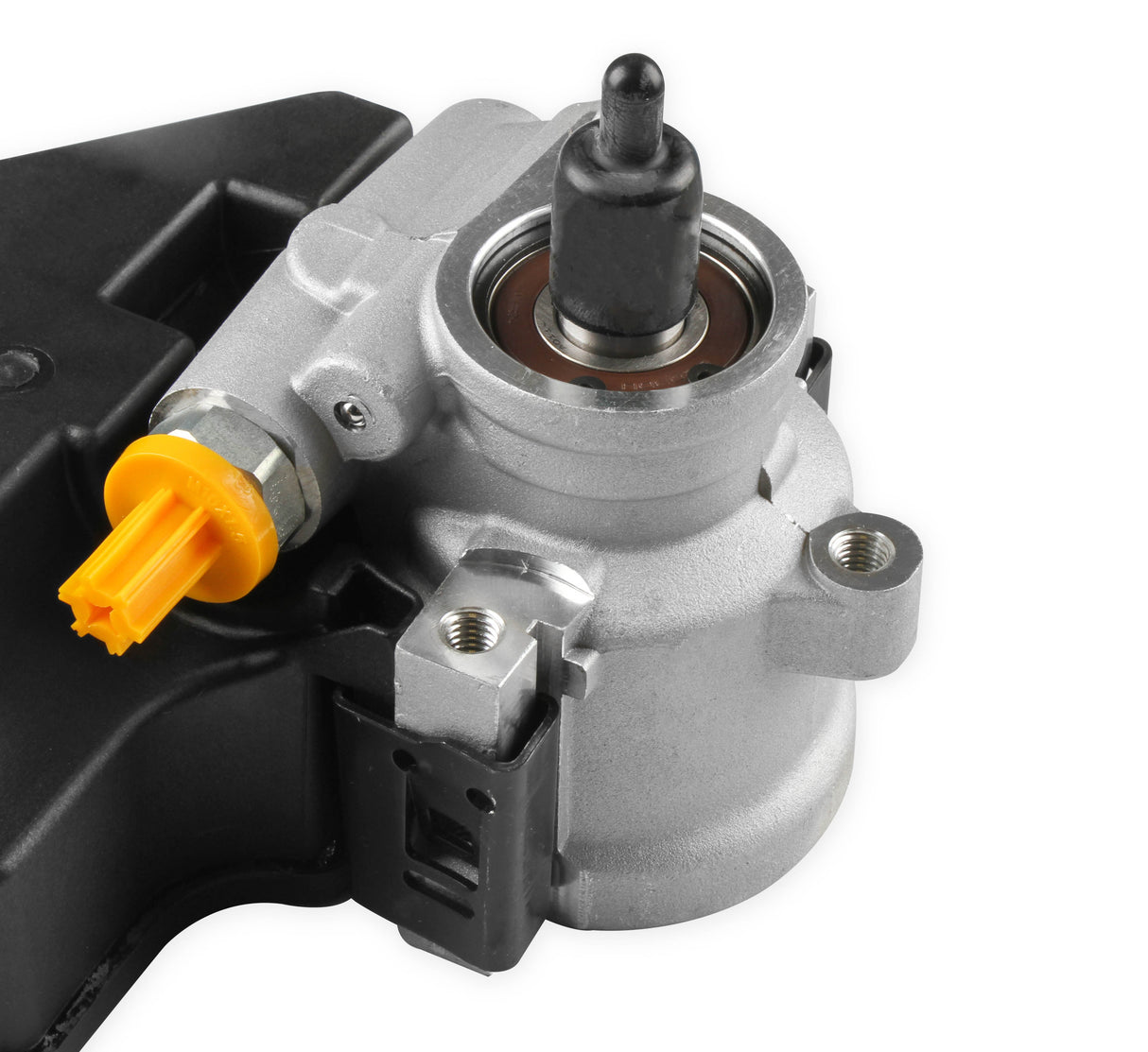 Holley 20-156BK Low-Mount LS Drive System (Alt, P/S w/o A/C) Driver's Side- Black Finish