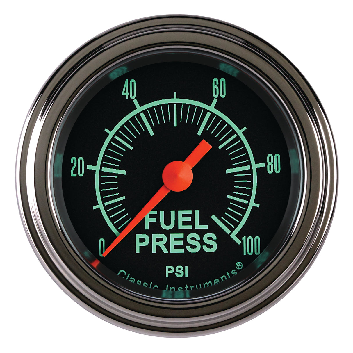 Classic Instruments G/Stock 2-1/8" Fuel Pressure Gauge (100 PSI) - GS146SLF